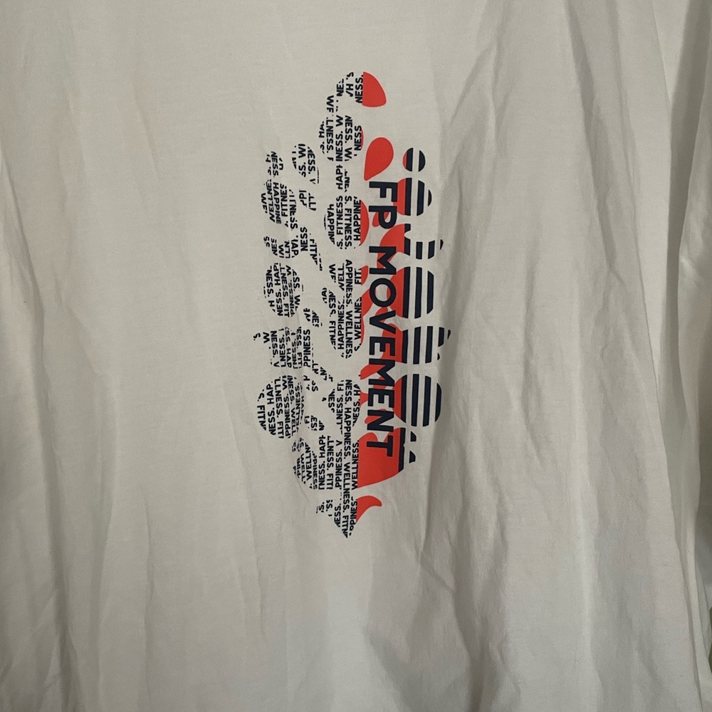 FP Movement by Free People White Tee with Graphic Design - Picture 2 of 7